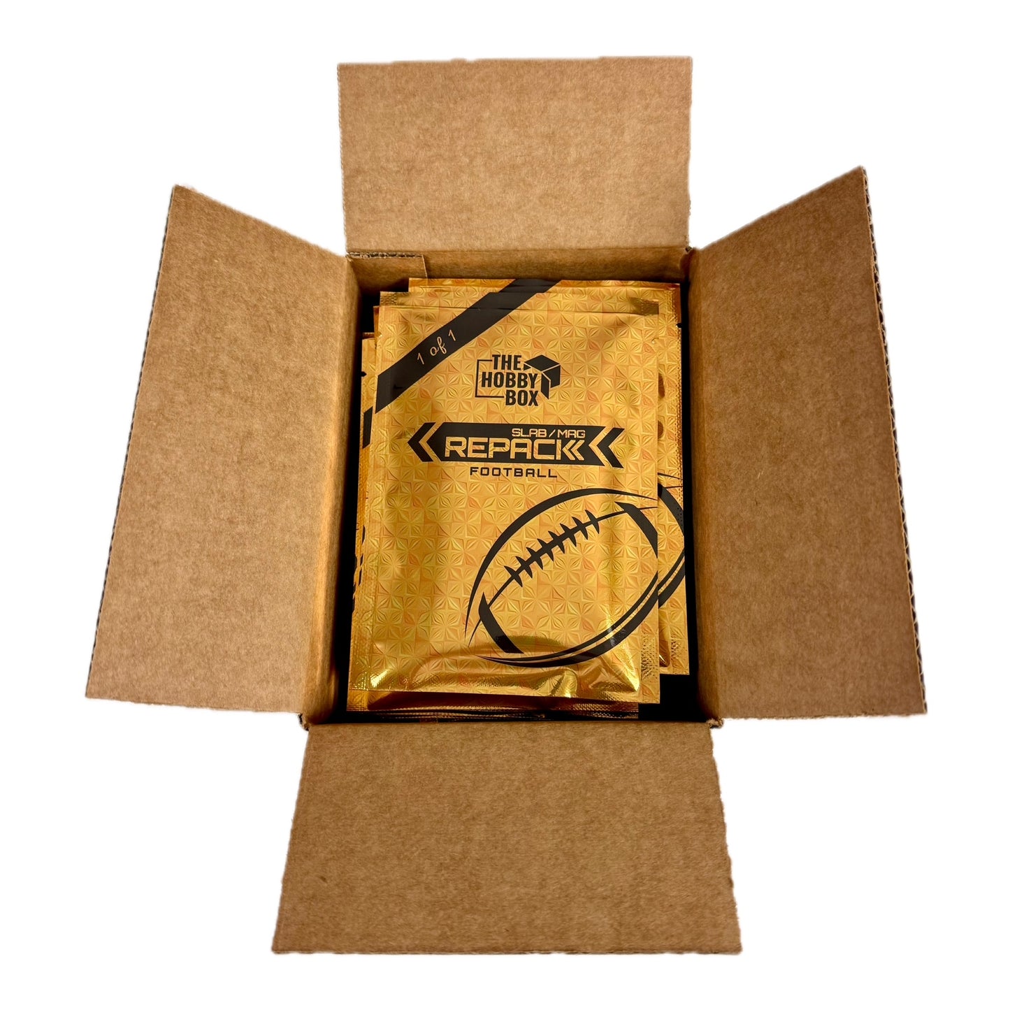 (Case of 10) 1 of 1 - Football Slab / Mag Repacks