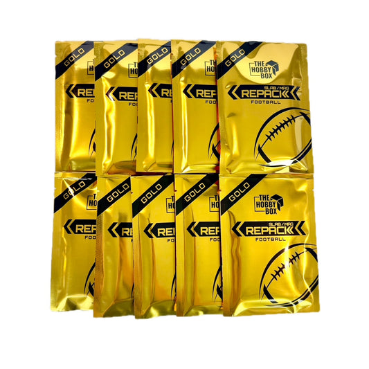 (Case of 10) GOLD - Football Slab / Mag Repacks